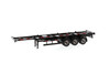 40' Skeletal Trailer, Black - Diecast Masters 91024 - 1/50 scale Diecast Replica