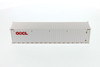 40' Dry Goods Sea Shipping Container 'OOCL', White - Diecast Masters 91027B - 1/50 Plastic Replica