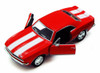 1967 Chevy Camaro Z/28, Red -  5341D - 1/37 scale Diecast Model Toy Car (Brand New, but NOT IN BOX)