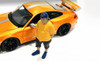 Car Meet 1 Figure II, Yellow and Black - American Diorama 76378 - 1/24 Figurine - Diorama Accessory