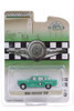 Zone Cab Co. 1969 Checker Taxi, Light Green - Greenlight 30232/48 - 1/64 scale Diecast Model Toy Car