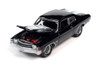 1971 Chevy Chevelle SS 454 Hardtop, Black - Johnny Lightning JLSP154/24B - 1/64 scale Diecast Car