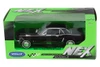 1964 1/2 Ford Mustang Coupe, Black - Welly 22451WBK - 1/24 scale diecast model car