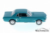 1964 Ford 1/2 Mustang Coupe, Green - Welly 22451WGN - 1/24 Scale Diecast Model Toy Car