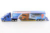 Kenworth T700 Container with Decal, Blue - Kinsmart KT1302D - 1/68 scale Diecast Model Toy Car