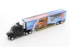 Kenworth T700 Container with Decal, Black - Kinsmart KT1302D - 1/68 scale Diecast Model Toy Car