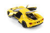 2017 Ford GT, Yellow - Welly 24082WYL - 1/24 scale Diecast Model Toy Car