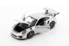 Porsche 911 GT3 RS, Silver - Welly 24080WSV - 1/24 scale Diecast Model Toy Car