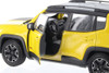 Jeep Renegade Trailhawk, Yellow - Welly 24071WYL - 1/24 scale Diecast Model Toy Car