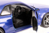 Nissan Skyline GT-R (R34), Blue - Welly 24108WBU - 1/24 scale Diecast Model Toy Car