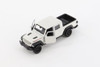 2020 Jeep Gladiator Pickup, White - Welly 43788D - 1/34 scale Diecast Model Toy Car