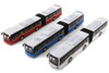  Sonic Articulated Bus with Sounds and Lights  Car Set - Box of 6  Diecast Model Cars, Assd Colors