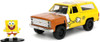 1980 Chevy Blazer K5 with Spongebob Figure,  Toys 31798 - 1/32 scale Diecast Model Toy Car