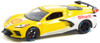 Shell Oil 2021 Chevy Corvette C8 Stringray Coupe, Yellow - Greenlight 41130E/48 - 1/64 Diecast Car