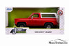 1980 Chevy Blazer K5 Off Road, Metallic Red - Jada 31594 - 1/24 Scale Diecast Model Toy Car
