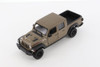 2020 Jeep Gladiator Pickup, Brown - Welly 24103/4D - 1/24 scale Diecast Model Toy Car