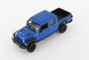 2020 Jeep Gladiator Pickup, Blue - Welly 24103/4D - 1/24 scale Diecast Model Toy Car