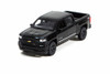 2017 Chevy Silverado Pickup Truck, Black - Welly 24083WBK - 1/24 scale Diecast Model Toy Car