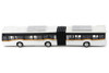 Sonic Articulated Bus with Sounds and Lights, White - Showcasts 1100WD - Diecast Model Toy Bus (1 car, no box)
