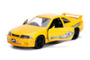 Leon's Nissan Skyline GT-R (BCNR33), Yellow - Jada Toys 99515 - 1/32 scale Diecast Model Toy Car