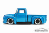 1956 Ford F-100 Pickup, Blue and White - Jada 31541 - 1/24 scale Diecast Model Toy Car