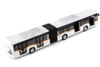 Sonic Articulated Bus with Sounds and Lights, White - Showcasts 1100 - Diecast Model Toy Bus