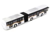 Sonic Articulated Bus with Sounds and Lights, White - Showcasts 1100 - Diecast Model Toy Bus
