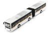 Sonic Articulated Bus with Sounds and Lights, White - Showcasts 1100 - Diecast Model Toy Bus