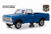 1970 Chevy C-10 Pickup Truck with Lift Kit, Dark Blue - Greenlight HWY18011 - 1/18 scale Diecast Model Toy Car