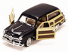 Diecast Car w/Trailer - 1949 Ford Woody Wagon, Midnight Blue - Motor Max 73260W - 1/24 Diecast Car