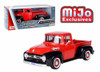 Car w/Trailer - 1956 Ford F-100 Pickup,with -  73235AC-RDBK - 1/24 scale Diecast Model Toy Car