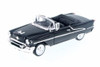 Diecast Car w/Trailer - 1955 Oldsmobile Super 88 Convertible, Black - Welly 22432, 1/24 Diecast Car