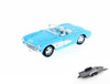  Car w/Trailer - 1957 Chevy Corvette Cnvrtbl, 29393WBU - 1/24 scale Diecast Model Toy Car
