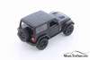 2018 Jeep Wrangler Rubicon Hard Top, Black - Kinsmart 5412DK/BK - 1/34 scale Diecast Model Toy Car