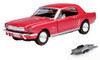 Diecast Car w/Trailer - 1964 1/2 Ford Mustang, Red - Showcasts 73273 - 1/24 scale Diecast Car