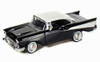 Diecast Car w/Trailer - 1957 Chevy Bel Air-  Premium American 73228 - 1/24 Scale Diecast Model Car