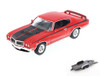 Diecast Car w/Trailer - 1970 Buick GSX, Red - Welly 22433 - 1/24 Diecast Car (New, but NO BOX)