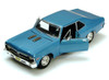 Diecast Car w/Trailer - 1970 Chevy Nova SS, Blue - Maisto 34262, 1/24 Diecast Car (New, but NO BOX)