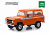 1977 Ford Baja Bronco Special Decor, Orange - Greenlight 19058 - 1/18 scale Diecast Model Toy Car
