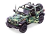 2018 Jeep Wrangler Rubicon, Camo Green - Kinsmart 5420DAB - 1/34 scale Diecast Model Toy Car