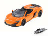 Diecast Car w/trlr McLaren 650S Spider Cnvrtbl Orange  79325 1/24 Scale Diecast Model Toy Car