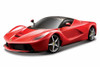 Diecast Car w/Trailer - Ferrari Race and Play LaFerrari, Red - Bburago 26001 - 1/24 Diecast Car