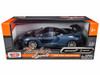 Diecast Car w/Trailer - McLaren Senna, Blue - Motor Max 79355BL - 1/24 scale Diecast Model Toy Car