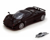 Diecast Car w/Trailer - Pagani Zonda F, Black - Motor Max 73369/6 - 1/24 Scale Diecast Model Toy Car