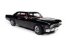 Nickey 1966 Chevy Biscayne Coupe, Tuxedo Black - Auto World AMM1259 - 1/18 scale Diecast Car