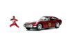 1967 Toyota 2000GT RHD w/Red Ranger Diecast Figurine, Power Rangers - Jada 33074 - 1/32 Diecast Car