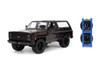 1980 Chevy Blazer with Extra Wheels, Dark Brown and Black - Jada Toys 33017/4 - 1/24 Diecast Car