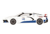 2020 Chevy Corvette C8 Stingray #145, White and Blue - Greenlight 13300E - 1/64 scale Diecast Car