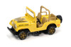 Jeep CJ-5 , Sunshine Yellow - Johnny Lightning JLCG025/48B - 1/64 scale Diecast Model Toy Car