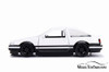Toyota Corolla Trueno AE86 Hard Top, White - Jada 99801 - 1/32 scale Diecast Model Toy Car